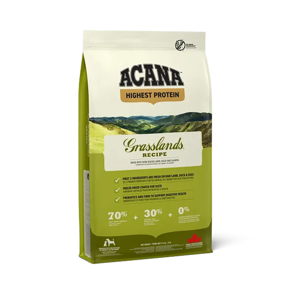 Acana Highest Protein – Grasslands Dog Recipe