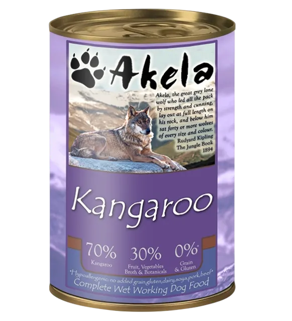 Akela Wet Working Dog Food – Kangaroo