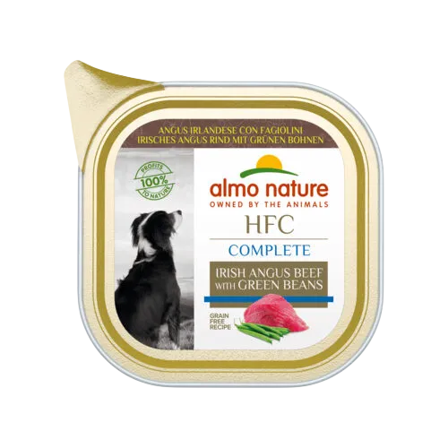 Almo Nature HFC Complete – Irish Angus Beef with green beans