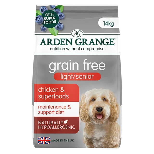 Arden Grange Grain Free Light/Senior Superfoods – Chicken