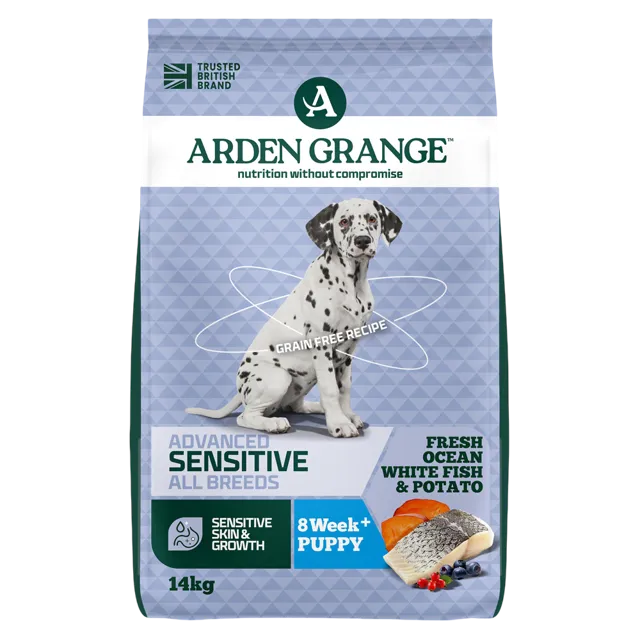 Arden Grange Sensitive Grain Free Puppy – Ocean White Fish & Potato