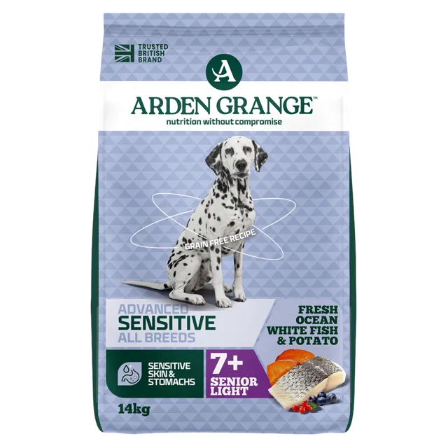 Arden Grange Sensitive Light/Senior – Ocean White Fish & Potato
