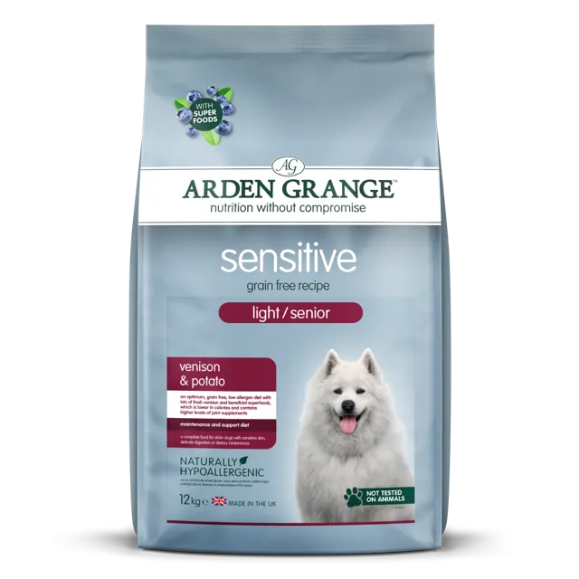 Arden Grange Sensitive Light/Senior – Venison & Potato