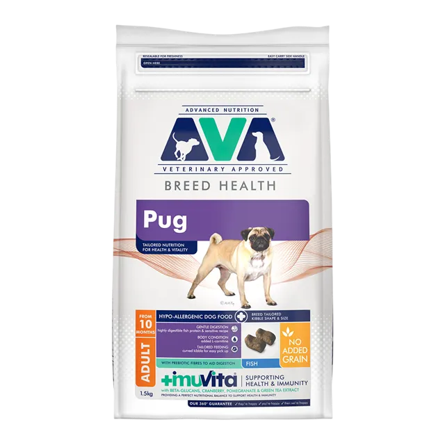 Ava Breed Health Pug Dry – —
