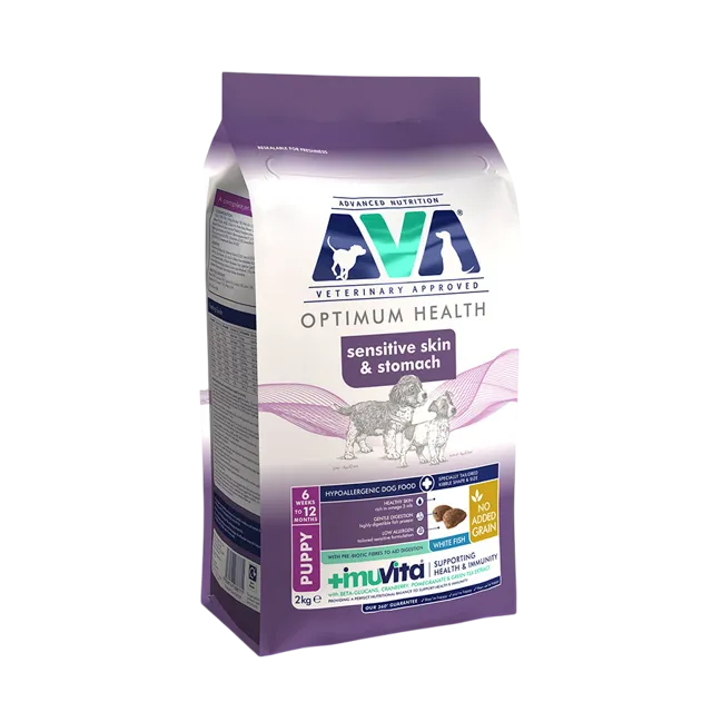 Ava Sensitive Skin and Stomach Puppy – White Fish