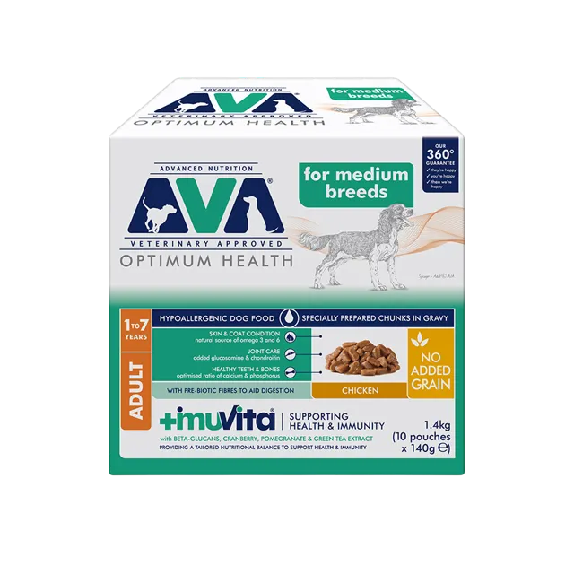 Ava Wet Food Adult Chunks in Gravy – Medium Breed