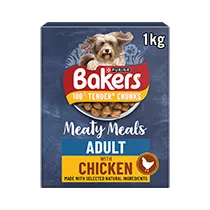Bakers Meaty Meals Adult – Meaty Meals Adult Chicken Dry Dog Food