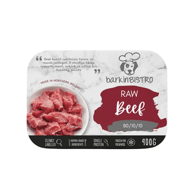 Barkin Bistro Raw 80:10:10 – Beef