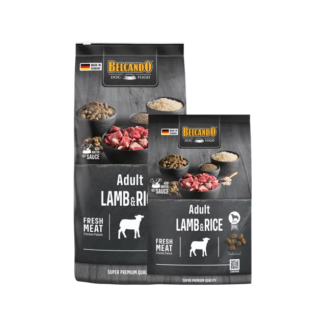 Belcando Adult Lamb & Rice M-XL – —