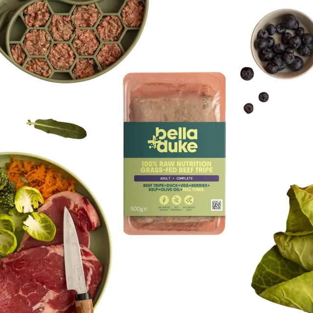 Bella + Duke Adult Complete | Working Dog – Grass-Fed Beef Tripe
