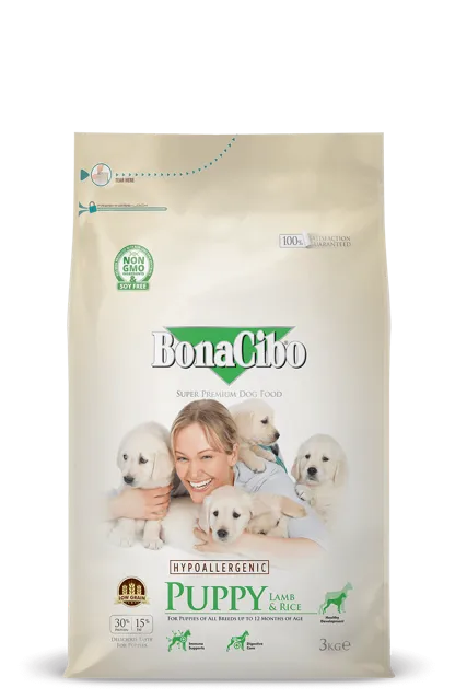 Bonacibo Puppy Dry – Lamb & Rice