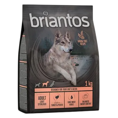 Briantos Adult Light/Sterilised Grain-Free – Turkey & Potato