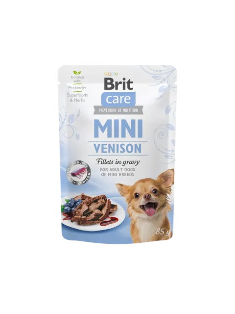 Brit Care Mini fillets in gravy – Venison