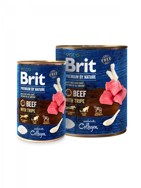 Brit Premium by Nature Beef with Tripe – —