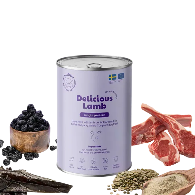 Buddy Wet Canned Pâté – Delicious Lamb
