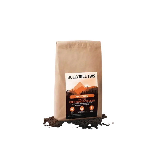 BullyBillows Adult Dog Dry Food – British Free Range Chicken