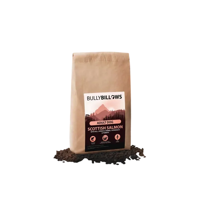 BullyBillows Adult Dog Dry Food – Scottish Salmon