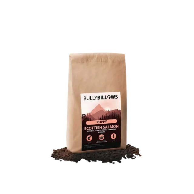 BullyBillows Puppy Dry Food – Scottish Salmon