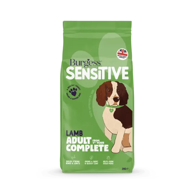Burgess Sensitive Adult – British Lamb & Rice