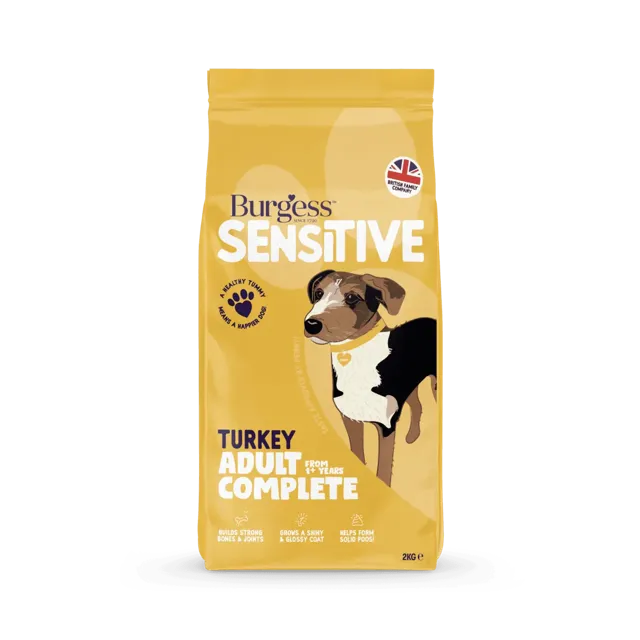Burgess Sensitive Adult – British Turkey & Rice