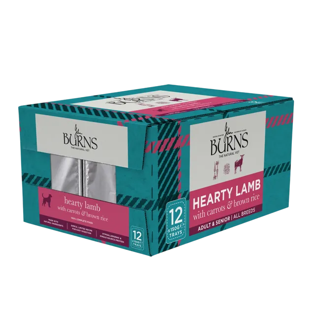 Burns Wet Food – Hearty Lamb with Carrots & Brown Rice
