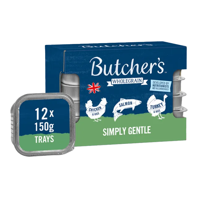Butchers Simply Gentle Foil – With Salmon & Rice