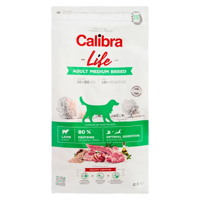 Calibra Life Adult Medium Breed – Lamb