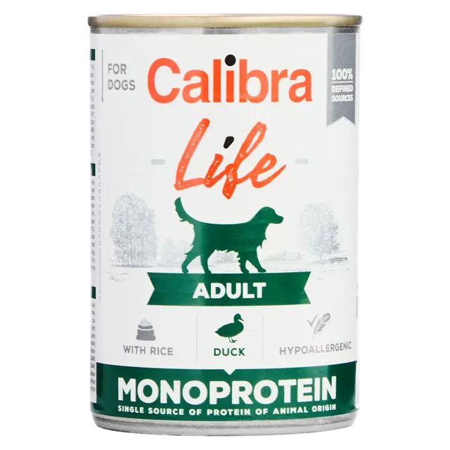 Calibra Life Adult Monoprotein Cans – Duck