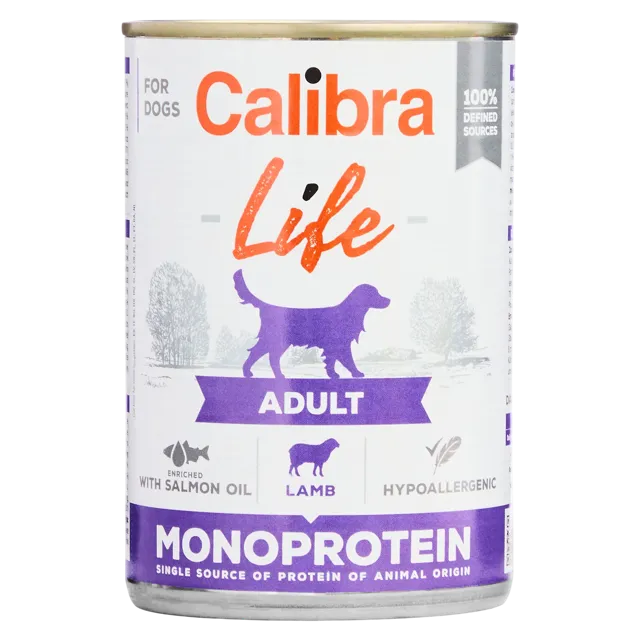 Calibra Life Adult Monoprotein Cans – Lamb