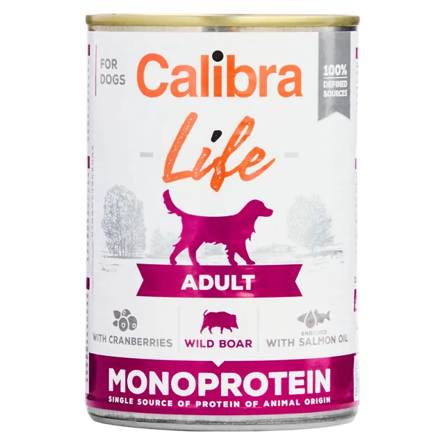 Calibra Life Adult Monoprotein Cans – Wild Boar