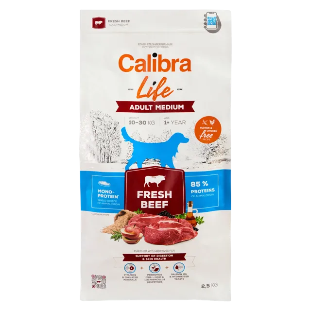 Calibra Life Fresh Beef Adult Medium – —