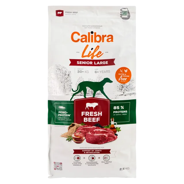 Calibra Life Fresh Beef Senior Large – —