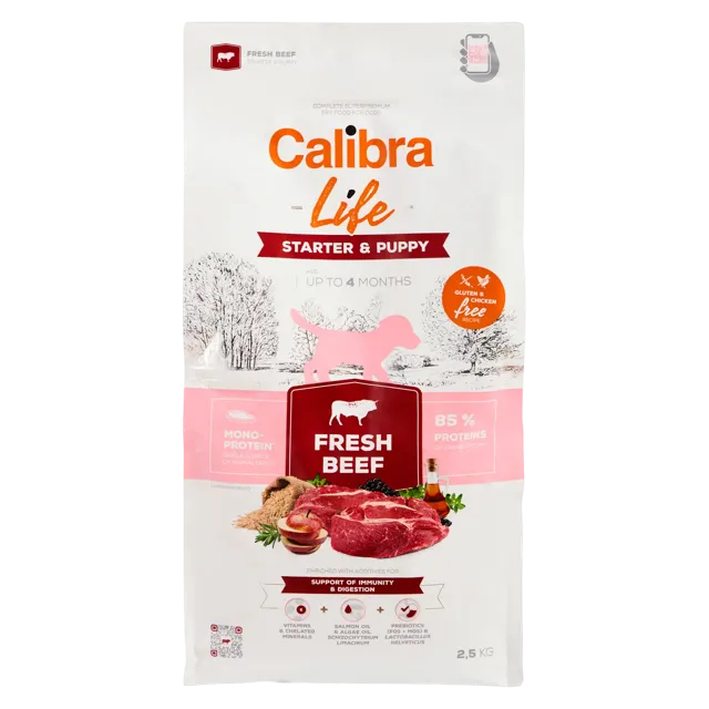 Calibra Life Fresh Beef Starter & Puppy – —