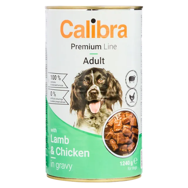 Calibra Premium Line Adult Cans – Lamb & Chicken