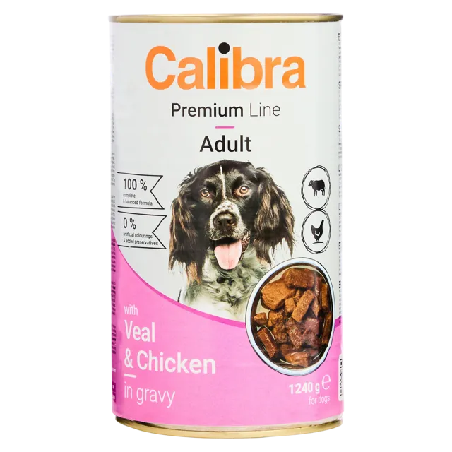 Calibra Premium Line Adult Cans – Veal & Chicken