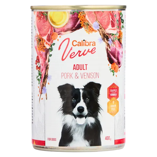 Calibra Verve Adult Cans – Pork & Venison