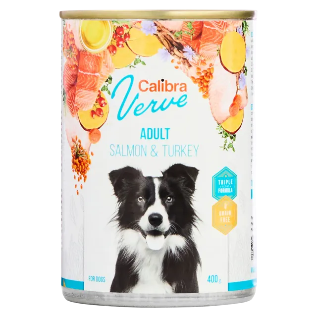 Calibra Verve Adult Cans – Salmon & Turkey
