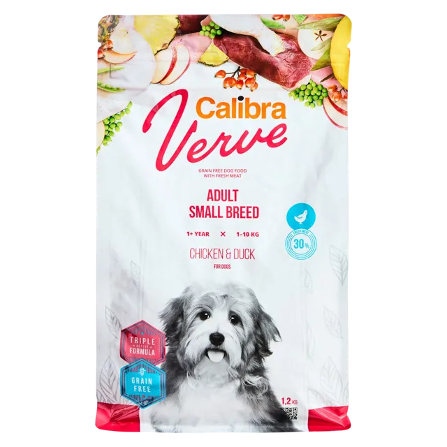 Calibra Verve Adult Small Breed – Chicken & Duck