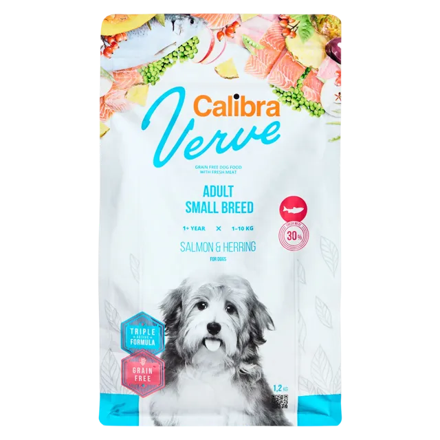 Calibra Verve Adult Small Breed – Salmon & Herring