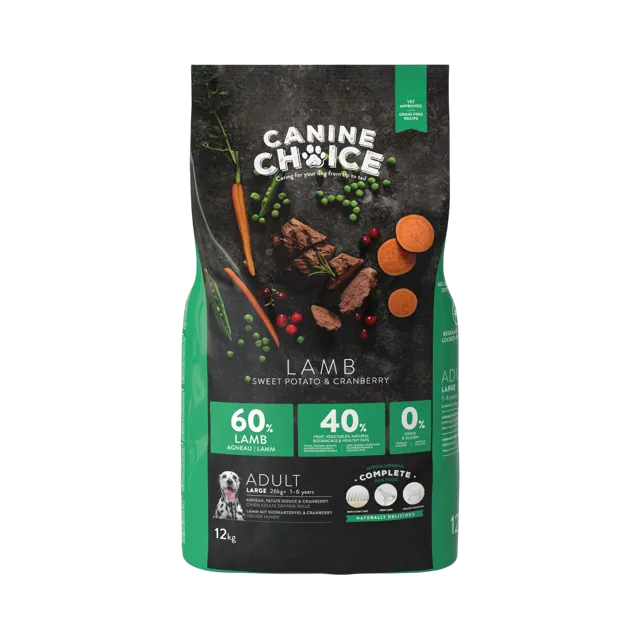 Canine Choice Adult Large – Lamb