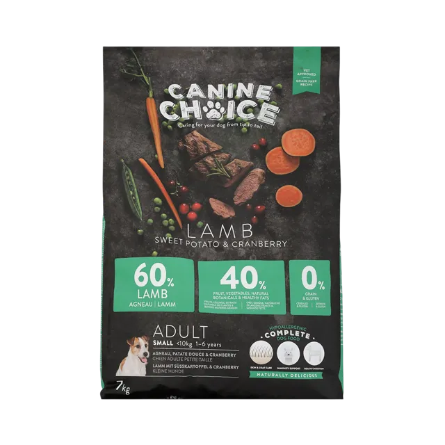 Canine Choice Adult Small – Lamb
