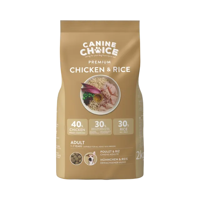 Canine Choice Premium Adult – Chicken & Rice
