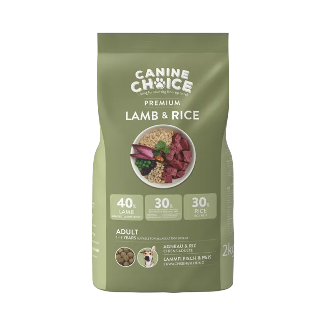 Canine Choice Premium Adult – Lamb & Rice