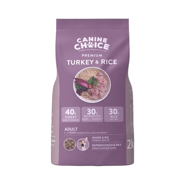Canine Choice Premium Adult – Turkey & Rice