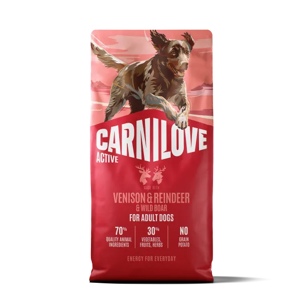 Carnilove Active Adult – Venison & Reindeer & Wild Boar