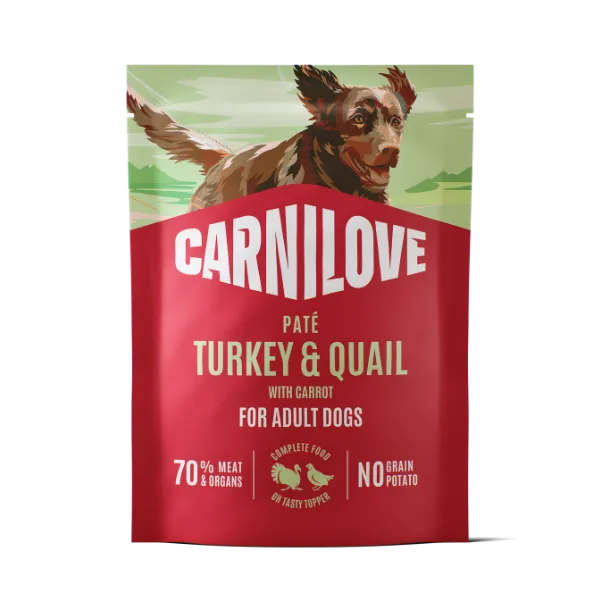 Carnilove Pate Pouches – Turkey & Quail