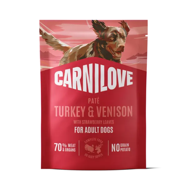 Carnilove Pate Pouches – Turkey & Venison