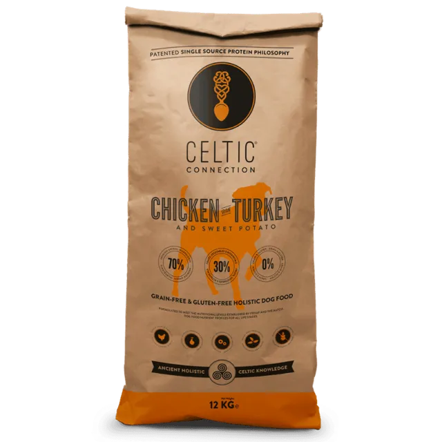 Celtic Connection Holistic Dog Food – Chicken With Turkey & Sweet Potato