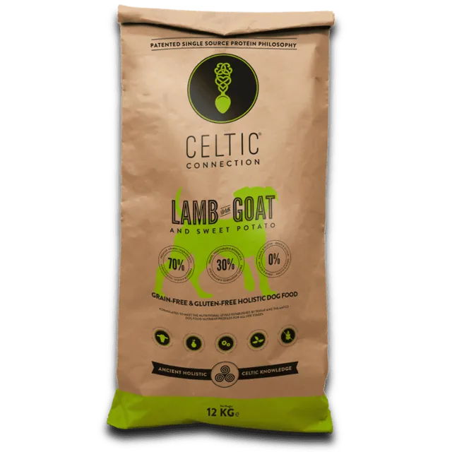 Celtic Connection Holistic Dog Food – Lamb With Goat & Sweet Potato
