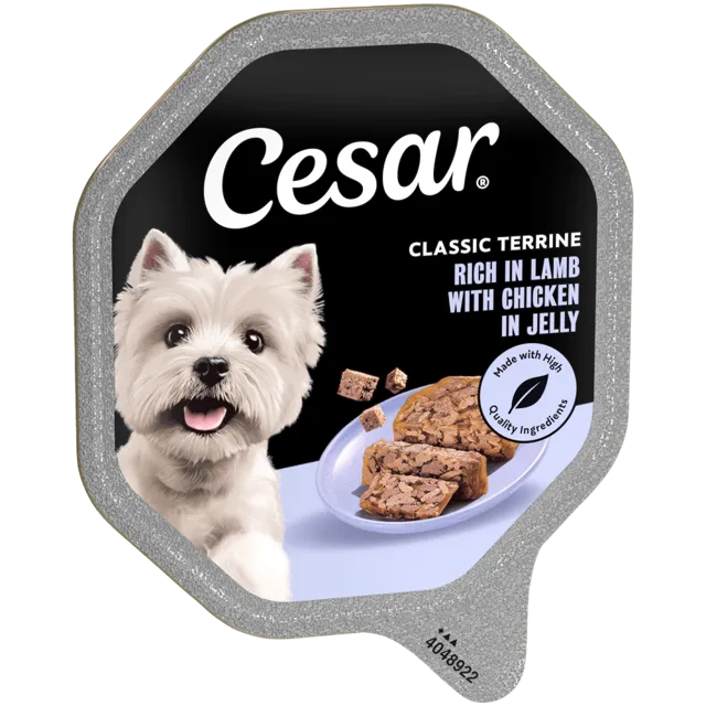 Cesar Classic Terrine Trays in Jelly – Lamb & Chicken in Jelly